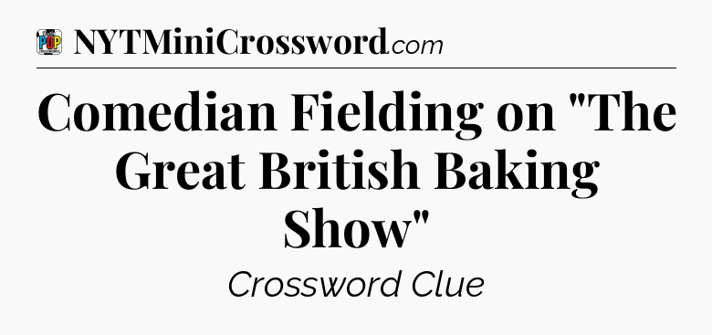 Comedian Fielding on 