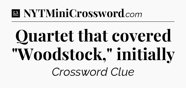 Quartet that covered 