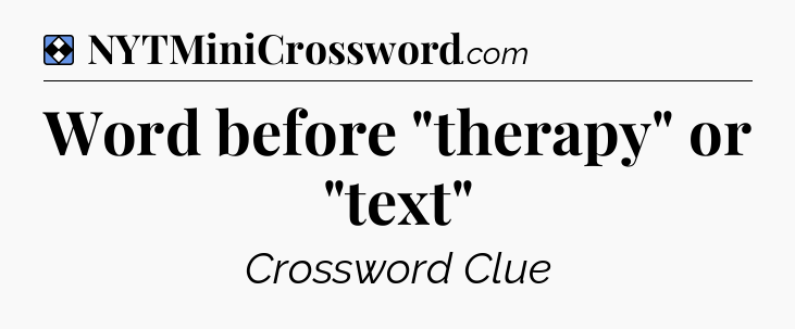 Solution: Word before 