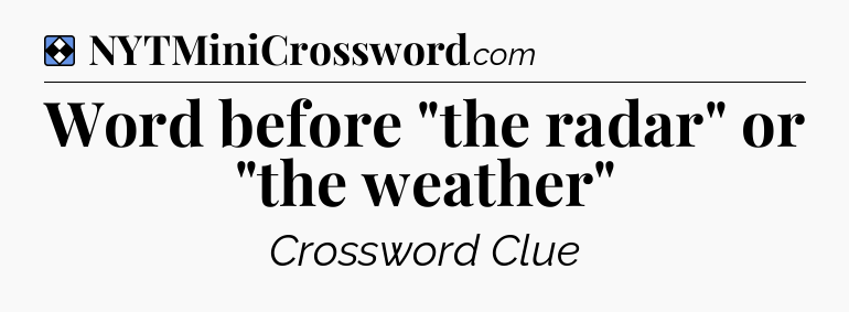 Solution: Word before 