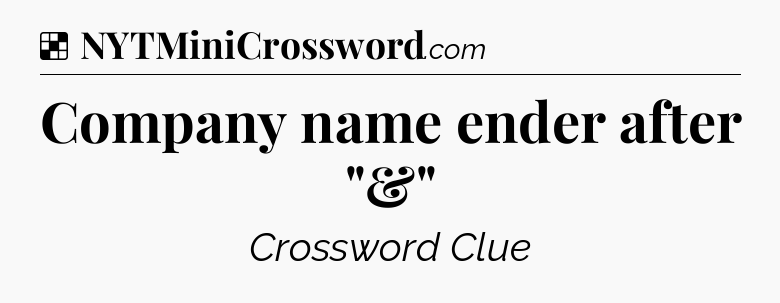 Solution: Company name ender after 