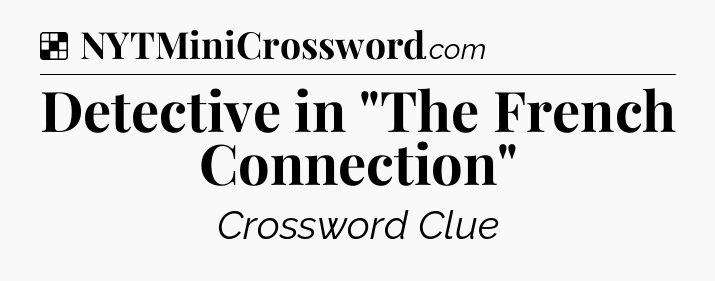 Solution: Detective in 