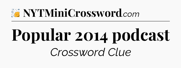 Popular 2014 podcast - 7 Little Words
