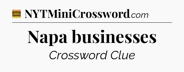 Napa businesses - Eugene Sheffer Crossword