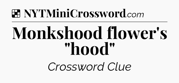 Solution: Monkshood flower's 