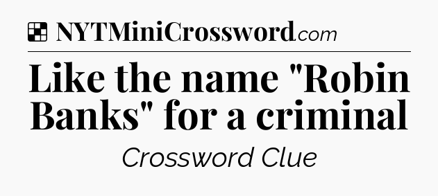 Solution: Like the name 