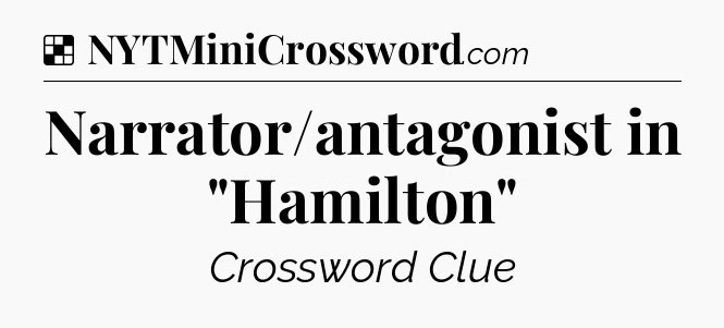 Solution: Narrator/antagonist in 