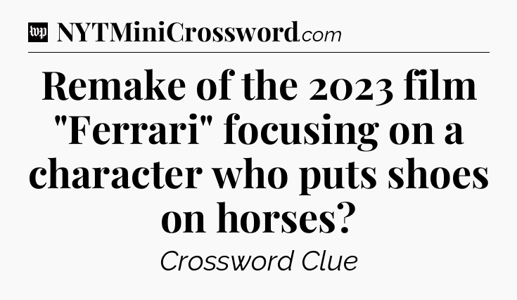 Remake of the 2023 film 