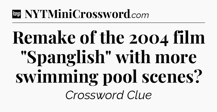 Remake of the 2004 film 