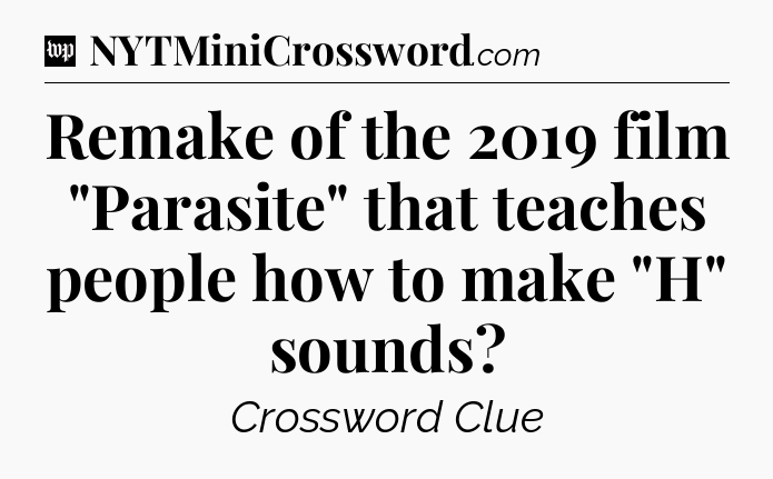 Remake of the 2019 film 