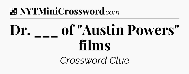 Solution: Dr. ___ of 