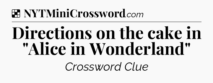 Solution: Directions on the cake in 