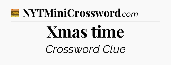 Xmas time - Eugene Sheffer Crossword