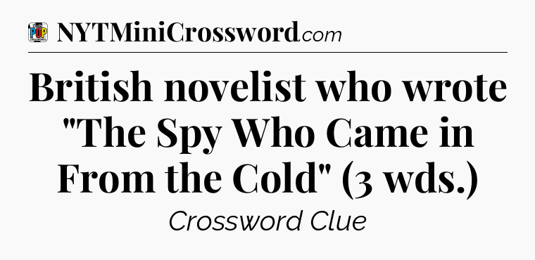 British novelist who wrote 