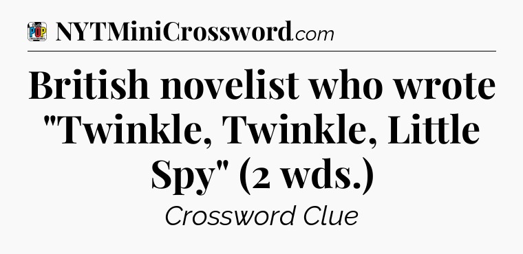 British novelist who wrote 