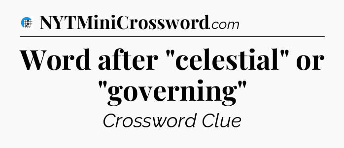 Word after 