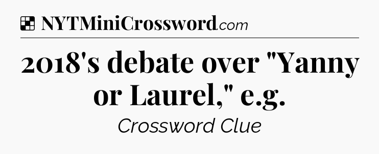 Solution: 2018's debate over 