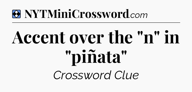 Solution: Accent over the 