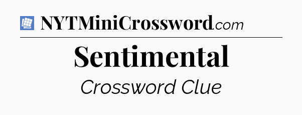 Sentimental Puzzle Page Crossword Clue