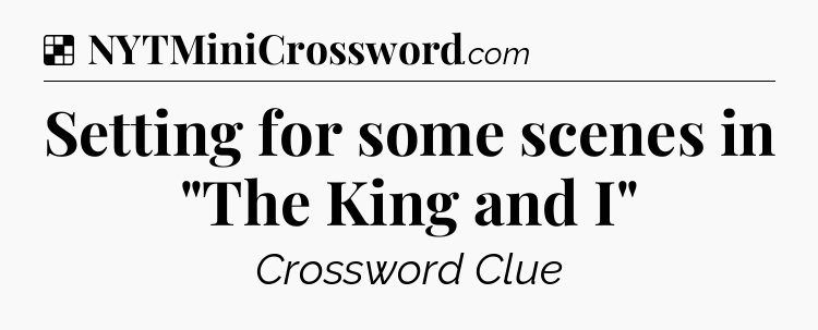 Solution: Setting for some scenes in 