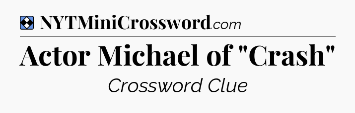 Solution: Actor Michael of 