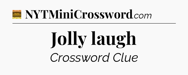 Jolly laugh - Eugene Sheffer Crossword
