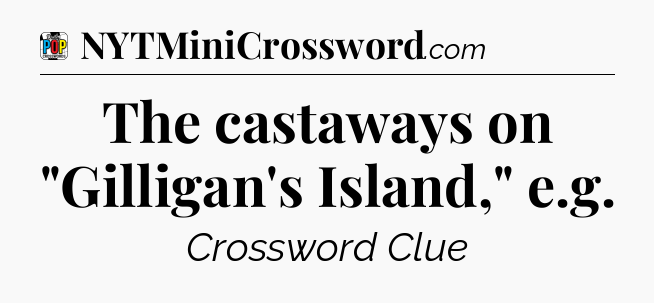 The castaways on 