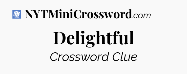 Delightful Puzzle Page Crossword Clue