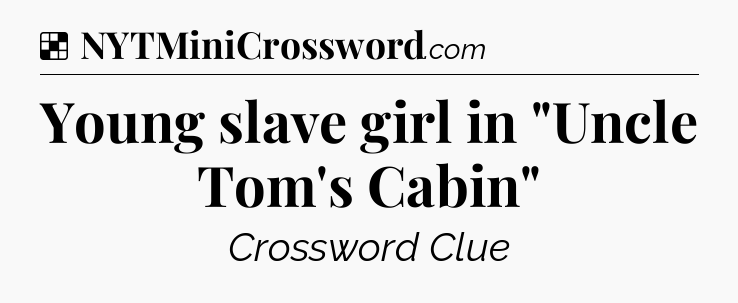Solution: Young slave girl in 