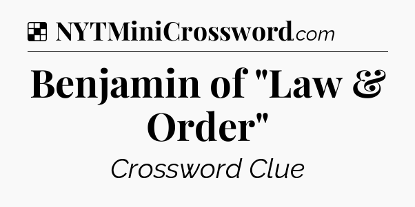 Solution: Benjamin of 