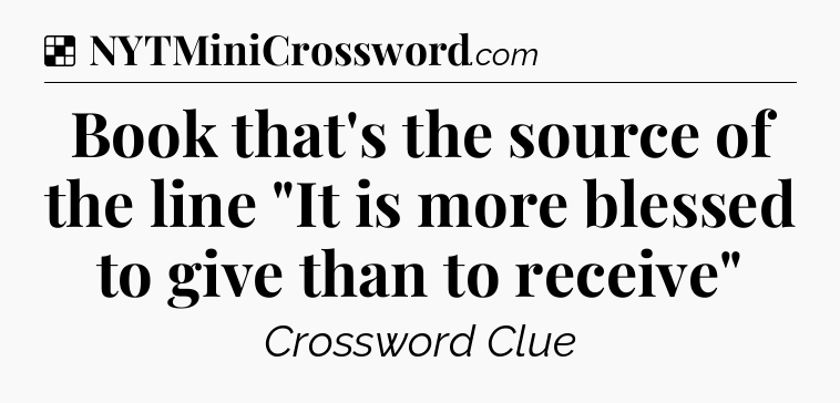 Solution: Book that's the source of the line 