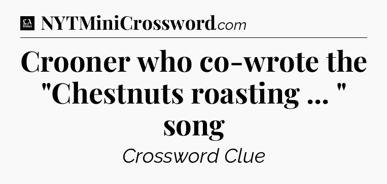 Crooner who co-wrote the 