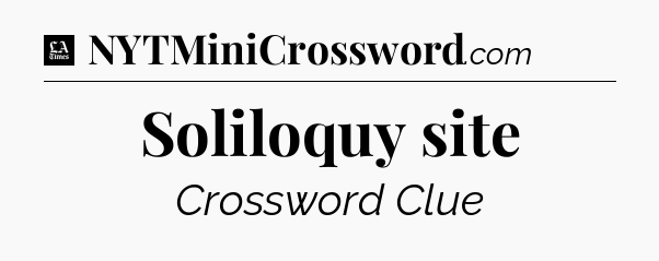 Soliloquy site - LA Times Crossword