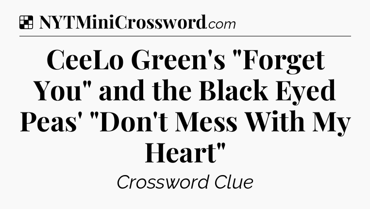 Solution: CeeLo Green's 