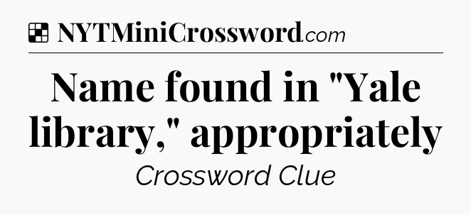 Solution: Name found in 