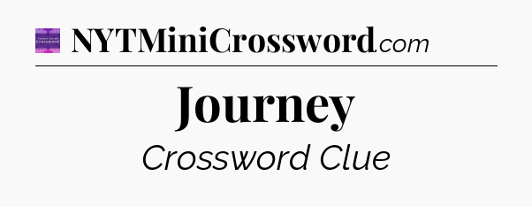 Journey - Thomas Joseph Crossword