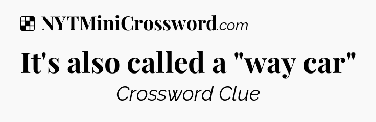 Solution: It's also called a 