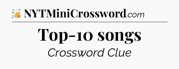 Top-10 songs - 7 Little Words