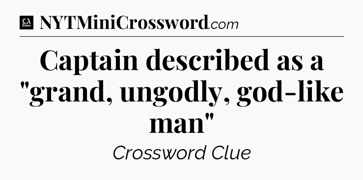 Captain described as a 