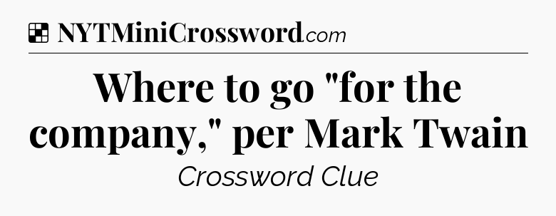 Solution: Where to go 