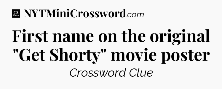 First name on the original 