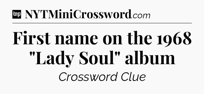 First name on the 1968 