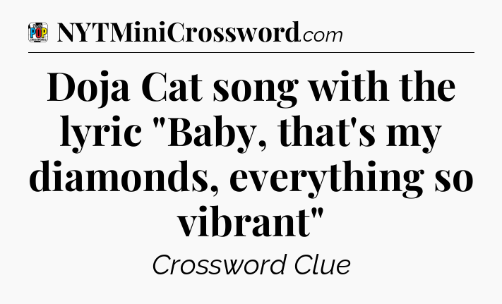 Doja Cat song with the lyric 