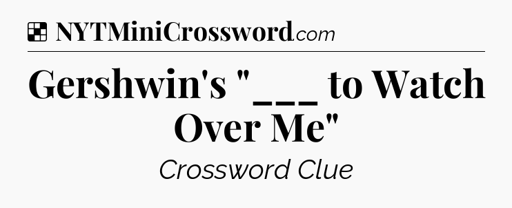 Solution: Gershwin's 
