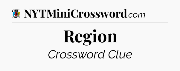 Region Crossword Clue
