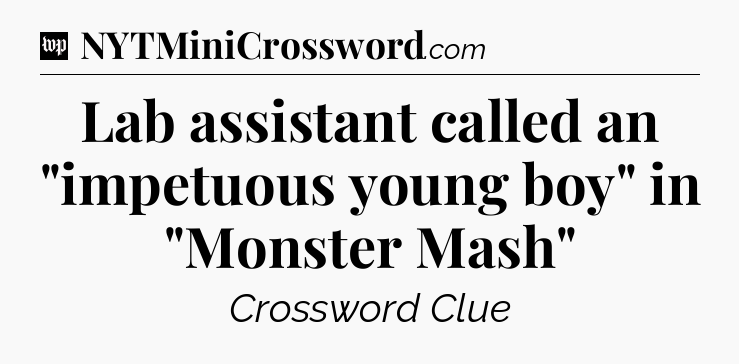 Lab assistant called an 