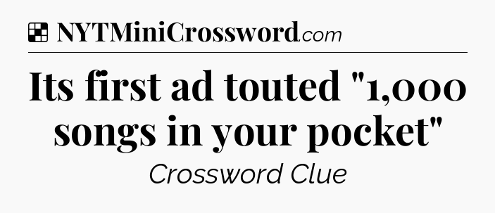 Solution: Its first ad touted 