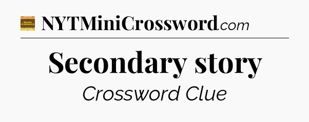 Secondary story - Eugene Sheffer Crossword