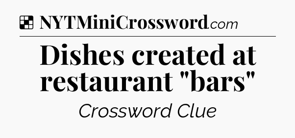 Solution: Dishes created at restaurant 