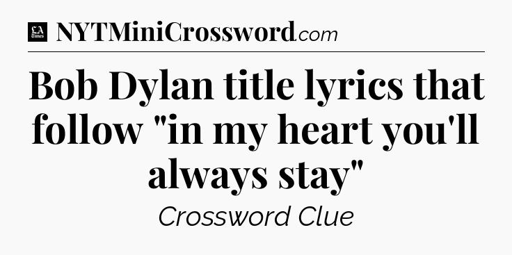 Bob Dylan title lyrics that follow 